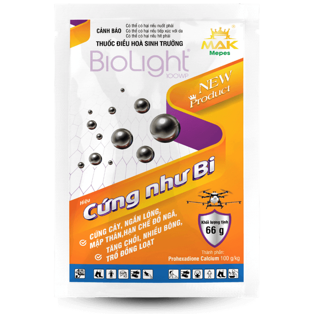 Thuốc điều hòa sinh trưởng BIOLIGHT 100WP - CỨNG NHƯ BI