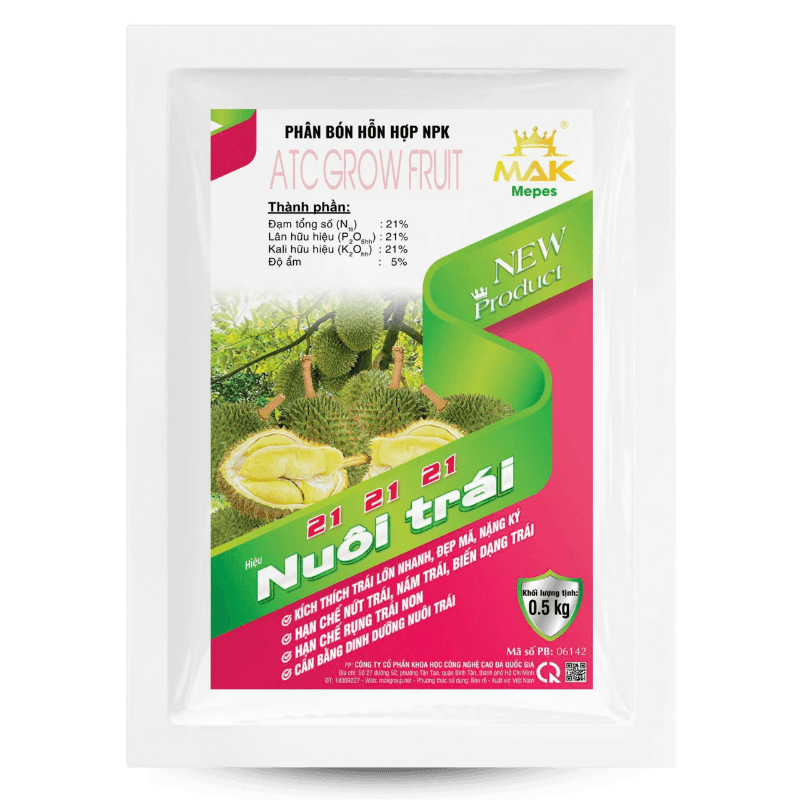 Phân bón hỗn hợp NPK NUÔI TRÁI (21-21-21)