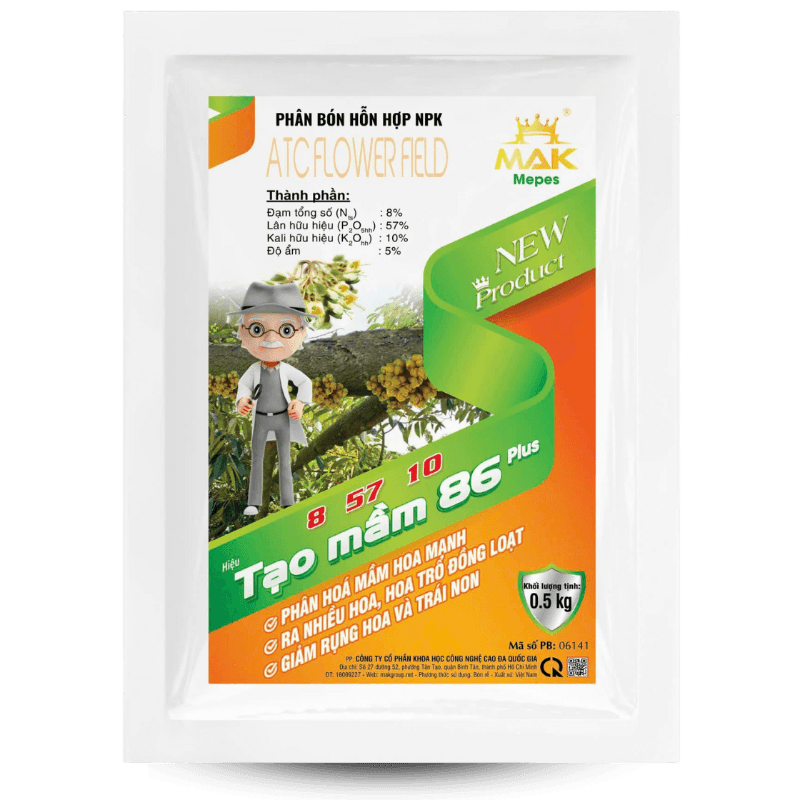 Phân Bón TẠO MẦM 86 PLUS (NPK ATC Flower Field) - MEPES