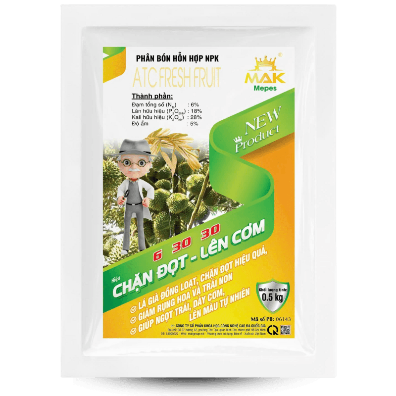 Phân Bón CHẶN ĐỌT - LÊN CƠM (6 - 30 -30)